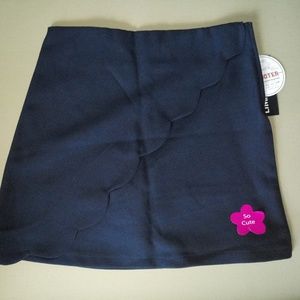 Limited Too Girls Scooter Skirt, Navy, Size 14